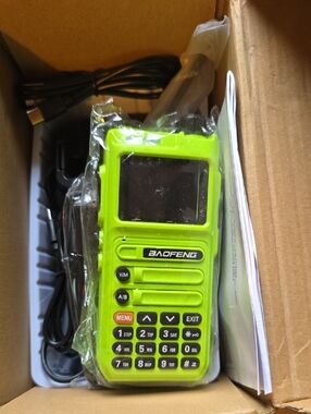 BaofengUV26 Two-Way Radio in Bright Lime Green